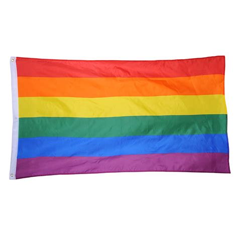 90150cm Rainbow Flag 3x5 Ft Home Decoration Colorful Rainbow Flags