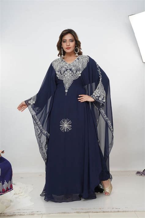 Dubai Kaftan Women Dress Moroccan Caftan Long Farasha Maxi Dress Al215