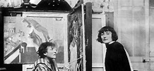 Marc Chagall and his wife Bella Rosenfeld in his workshop in Paris ...