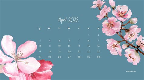 April 2022 Calendar Backgrounds Broken Panda