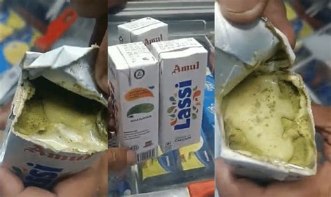 Amul Reacts After Viral Video Claims To Found Traces Of Fungus In Lassi Pack Calls It ‘fake’