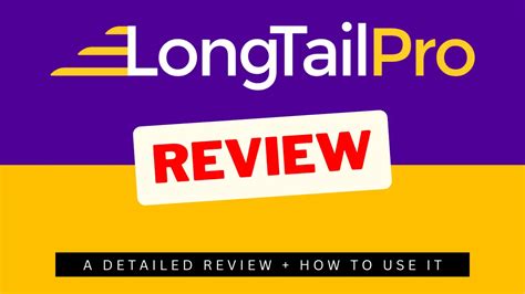 Long Tail Pro Review 2023 A Detailed Review How To Use It Tech