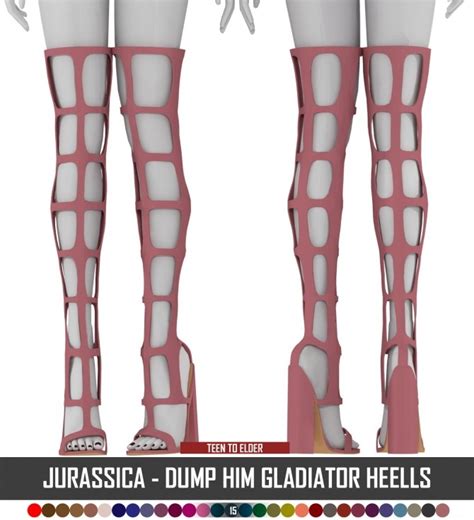 Jurassica Shoes Pack Ts3 To Ts4 Slider By Thiago Mitchell At