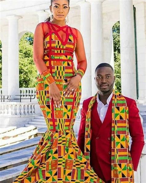 A glorious birthday to this amazing woman. Kente styles for couples,couple kente styles 2019,kente ...