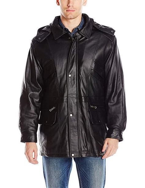 Excelled Mens Lambskin Leather Parka Review Lambskin Leather Mens