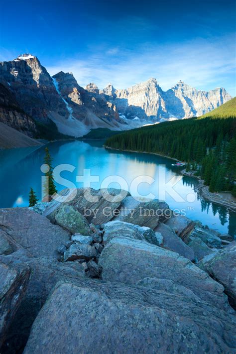 Moraine Lake Canadian Rockies Stock Photo Royalty Free Freeimages