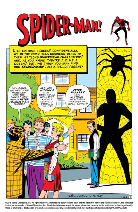 Today In Marvel History Spider Mans First Appearance Marvel