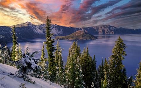 3840x2400 Winter Snow Trees Mountains Landscape Hdr 4k 4k Hd 4k Wallpapers Images Backgrounds