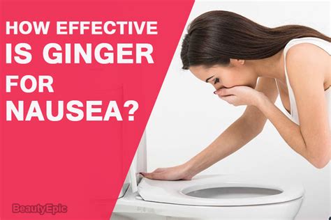does ginger help with nausea ~
