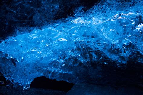 Another World Blue Ice Caves Iceland Discovering New Skies