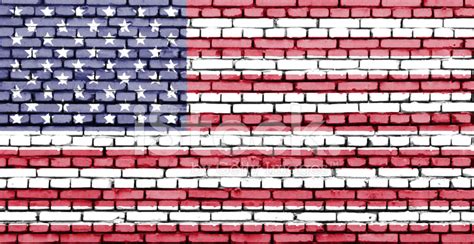 Usa Flag On A Brick Wall Stock Photo Royalty Free Freeimages