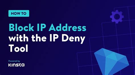 How To Block An Ip Address With The Ip Deny Tool In Mykinsta Youtube