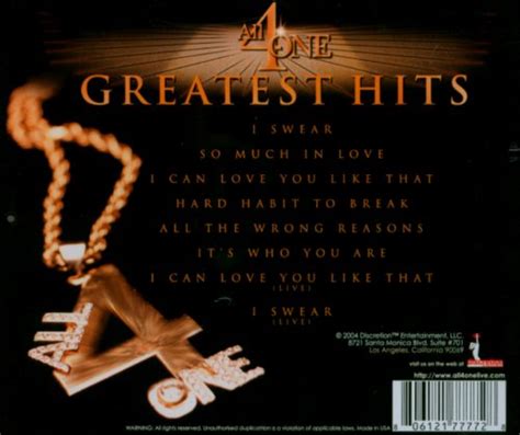 Disco De All 4 One Greatest Hits