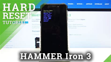 How To Hard Reset Hammer Iron 3 Via Factory Mode Clean Device