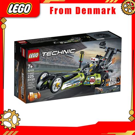 【from Denmark】lego Technic Dragster 42103 Pull Back Racing Toy Building