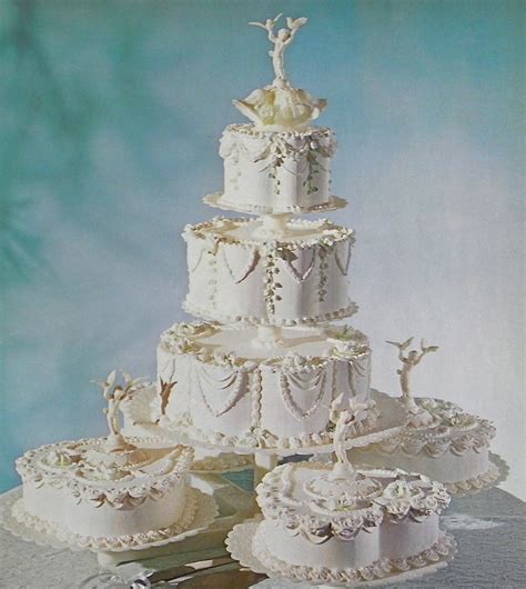 Vintage Wilton Wedding Cakes