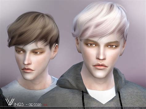 Wingssims Wings Oe0326 Sims Hair Sims 4 Hair Male Sims