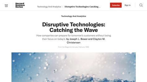 ⛔ Disruptive Technologies Catching The Wave Disruptive Technologies