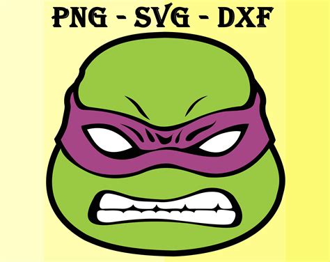 Teenage Mutant Ninja Turtles Face Mask Svg Dxf Png Ninja