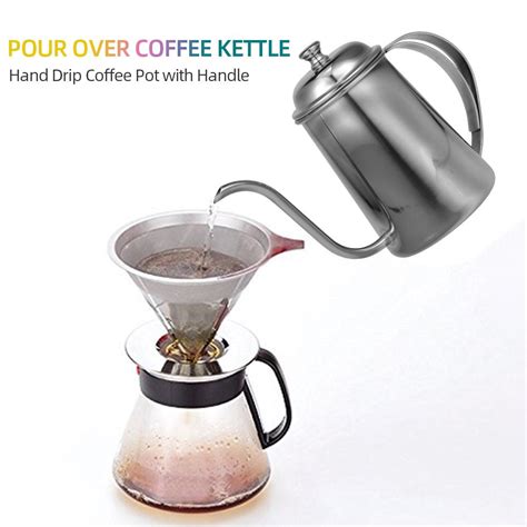 Buy Pour Over Coffee Kettle Hand Drip Coffee Pot With Handle For