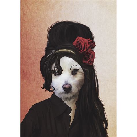 Amy Doghouse Digital Portrait Doggovinci