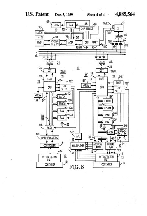 Patent Us4885564 Power Line Carrier Communication System
