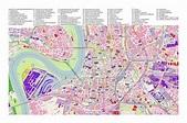 Mapa grande turístico de Dusseldorf | Dusseldorf | Alemania | Europa ...
