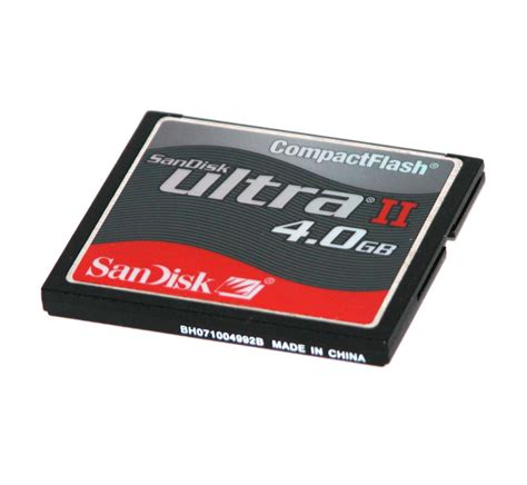 Sandisk Ultra Ii 4gb Compactflash Card 4992