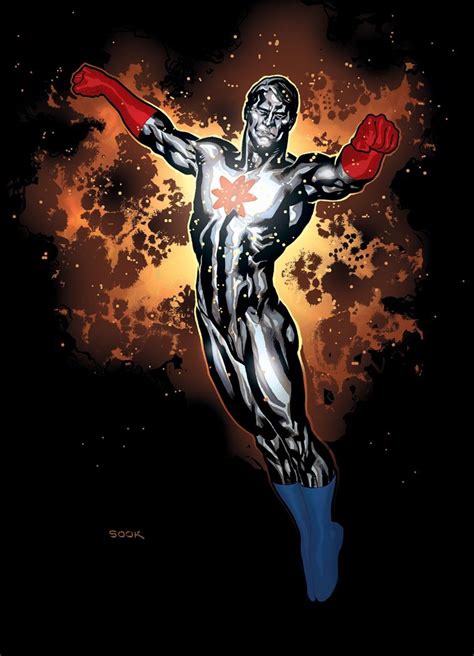 Captain Atom By Ryan Sook Dc Comics Art Dc Comics Heroes Charlton