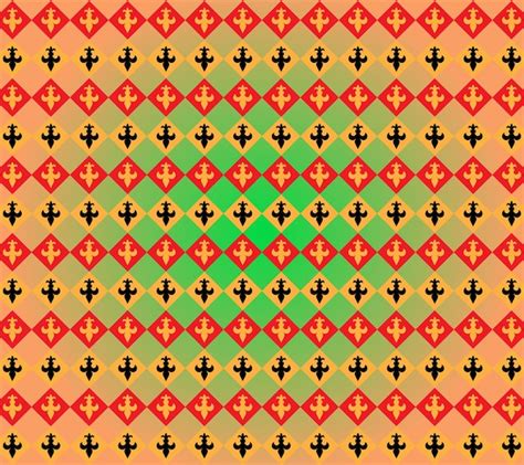 Premium Vector A Colorful Traditional Pattern