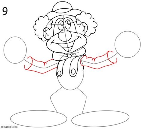 How To Draw A Clown Step By Step Pictures
