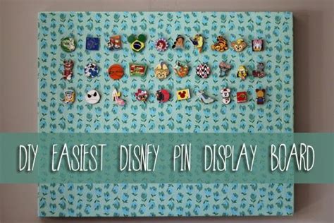 Diy The Easiest Disney Pin Display Board With Images Disney Pin