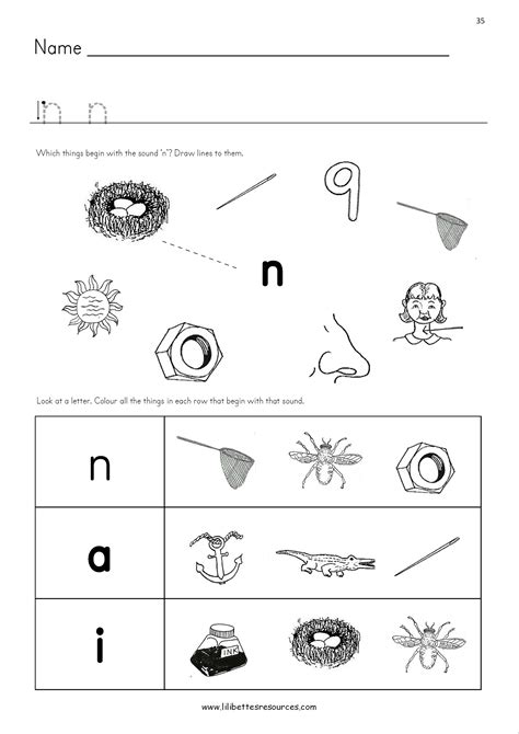 Initial Sounds Worksheets Sound It Out Phonics