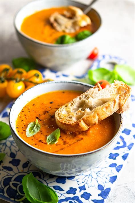 If you like soup you have definitely got to try this from scratch recipe. Roasted Tomato Soup - Creamy and Healthy - Inside The ...