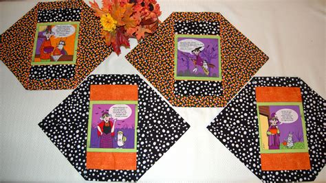 Halloween Maxine Set of 4 Placemats. Make for FUN holiday decorating ...