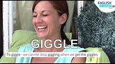 What does to giggle mean? What are the giggles? - YouTube