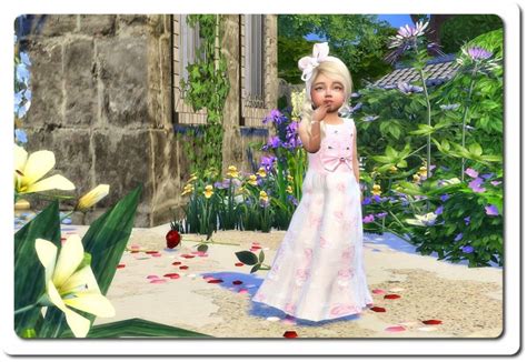 Sims4 Boutique Festive Dress For Toddler Girls • Sims 4 Downloads