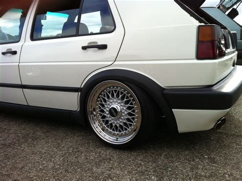 White Mk2 Golf With Bbs Nice Golf Suv Car Suv