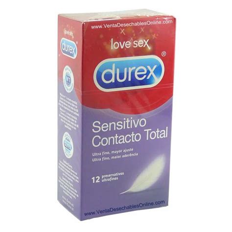 Preservativos Sensitivo Contacto Total Durex 12 Uds