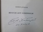 Besuch auf Godenholm. SIGNIERT by Jünger, Ernst :: Leinen (1952) 1 ...