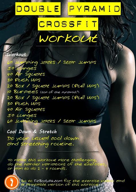Workout Pyramid Workout Crossfit Body Weight Workout