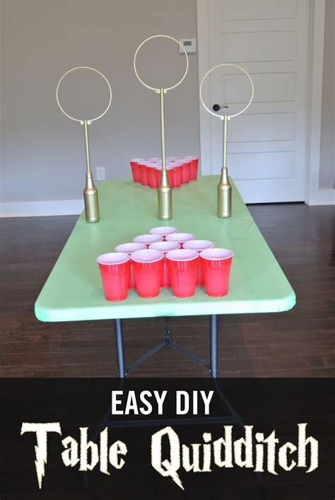 Easy Diy Quidditch Game Harry Potter Theme Party Harry Potter
