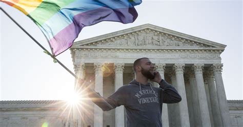 The Supreme Court Legalized Same Sex Marriage In The Us After Years Of