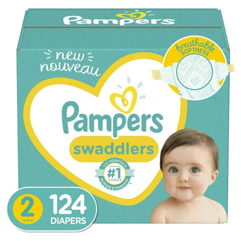 Pampers Swaddlers Diapers Size 2 124 Count