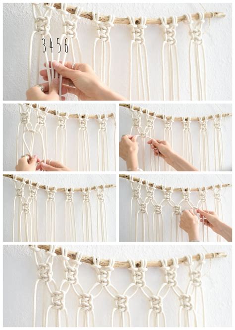 Make one with these instructions. Interior: Super Easy DIY Macrame Wall Hanging Tutorial ...
