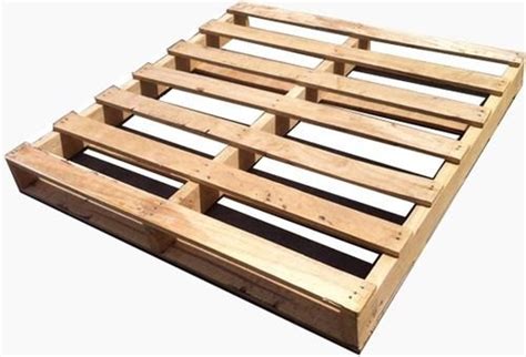 Rectangular Brown 2 Way Industrial Wooden Pallets For Packaging