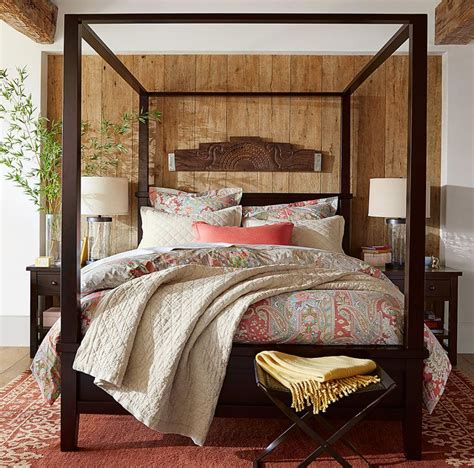 Communication between pottery barn and the delivery company is not good. Farmhouse Canopy Bed | Pottery Barn CA
