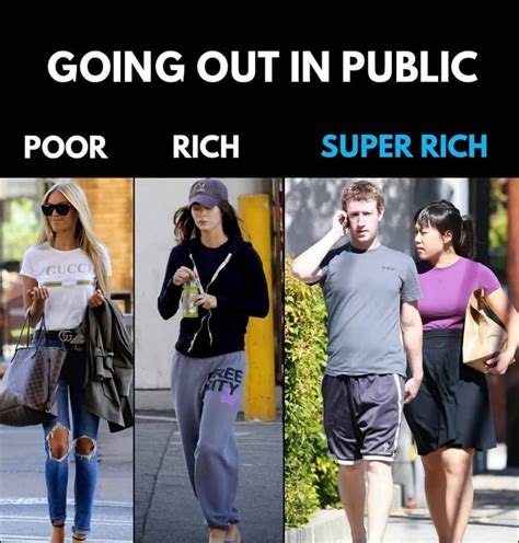 Going Out In Public Poor Vs Rich Vs Super Rich Discussions