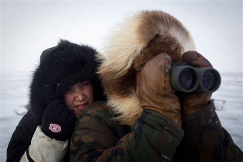Stark Photos Of The Worlds Last Legal Polar Bear Hunt Mother Jones