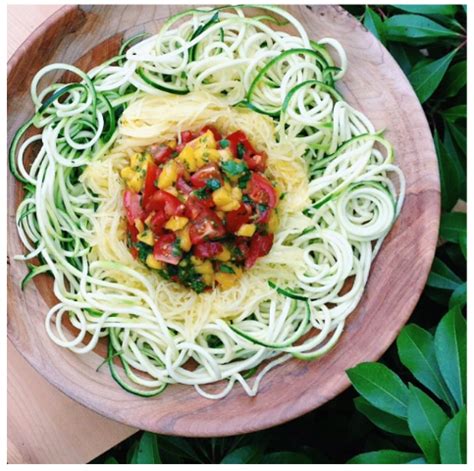 Preheat oven to 400 f (200 c). spagetti squash and zucchini pasta (With images) | Healthy ...